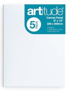 Canvas Panels: Artitude Canvas Panels Pack Of 5
