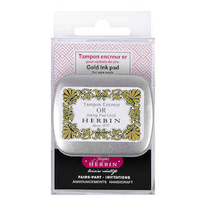 Card Making: Jacques Herbin Gold Ink Pad For Wax Seal