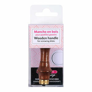 Card Making: Jacques Herbin Wooden Handle For Wax Seal Discs