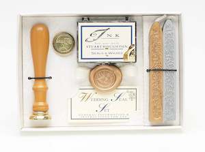 Wedding Seal & Metallic Wax Set