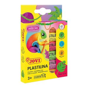Jovi Plastilina Modelling Clay Sticks Pack of 6 Neon Colours