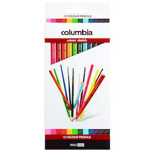 Coloured Pencil: Columbia Sketch Coloured Pencil Round - Pack Of 12
