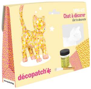 Craft: Decopatch Cat Mini Mache Kit
