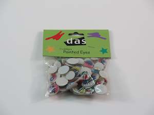 Das Painted Eyes Assorted Sizes & Colours Pack Of 100