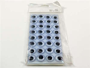 Embellishments Stickers: Sticky Moving Eyes 15mm X 32 Piece