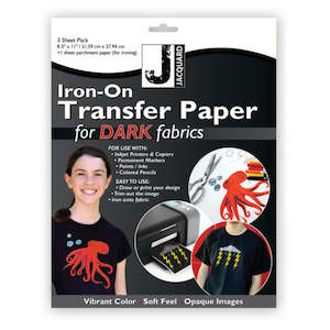 Fabric: Jacquard Iron-on Transfer Paper For Dark Fabrics