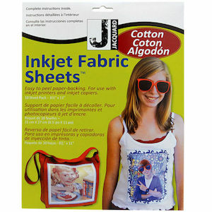 Fabric: Jacquard Inkjet Cotton 21x27cm Pack Of 10