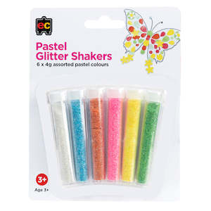 EC 4g Glitter Pastel Shakers Set of 6