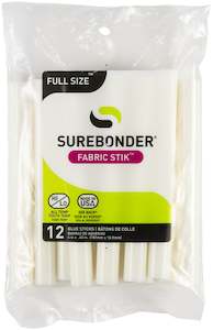 Glue Guns: Surebonder Standard Fabric Glue Stik 4" Pack Of 12
