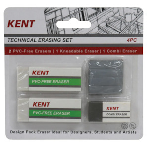 Kent Technical Erasers Pack Of 4