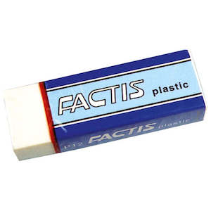 Factis P12 Soft White Plastic Eraser