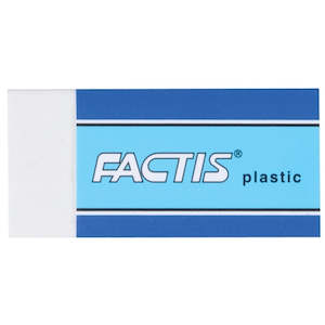 Erasers: Factis P24 Soft White Plastic Eraser