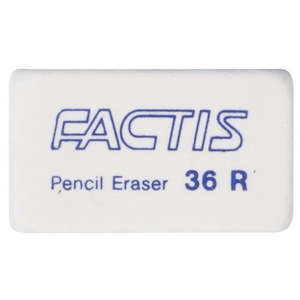 Erasers: Factis 36r Soft White Eraser