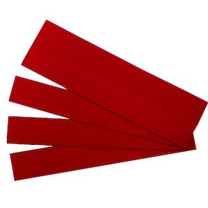 Magnets: Quartet Magnetic Strips Red 22x150mm Pack Of 25