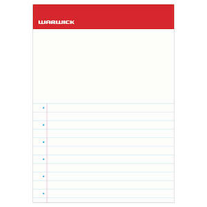Office Stationery: Warwick 30mm Lined 495x695mm 30 Sheet Sticky Note Pad