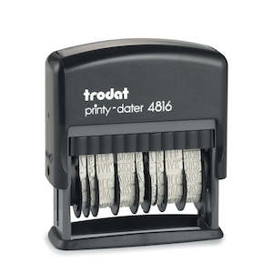 Office Stationery: Trodat Printy Double Dater 4816