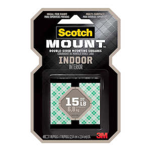 Scotch Mounting Squares 111H-SQ-48 Indoor 25mm Pack Of 48