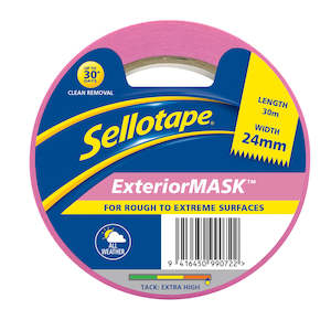 Masking Tape: Sellotape Lupin Exterior Mask 18mm x 30m