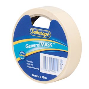 Masking Tape: Sellotape 5144 General Mask 24mmx20m