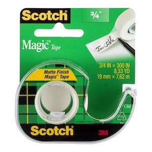 Magic Tape: Scotch Magic Tape Dispenser 105 19mmx7.62m