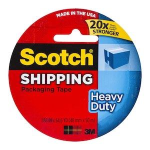 Packaging Sealing Tape: Scotch Heavy Duty Packaging Tape 3850 48mmx50m Clear