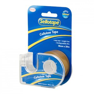 Everyday Tape: Sellotape Cellulose Tape On Dispenser 18mmx20m