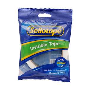 Sellotape B1314 Invisible 18mmx66m