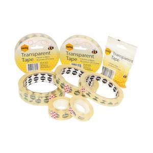 Marbig Tape Office (25.4mm Core) Transparent