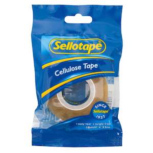 Everyday Tape: Sellotape 1100 Cellulose Clear Tape Easy Tear Tangle Free
