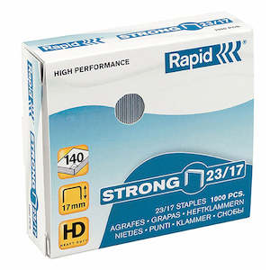 Rapid Staples 23/17mm Strong Box Of 1000