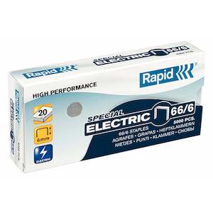 Rapid Staples 66/6mm Box Of 5000