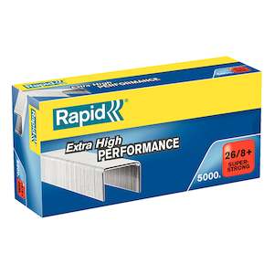 Rapid Staples 26/8mm Box Of 5000