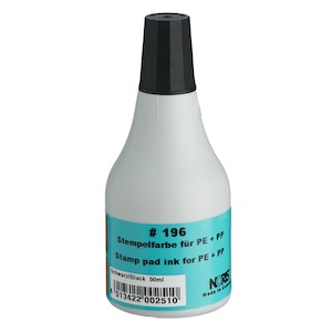 Stamping Inks: Noris Pe/pp Ink 50ml #196 Black