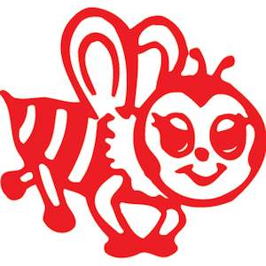 School Reward Stamps: Xstamper Vx-e 11366 Bee Red