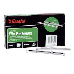 Esselte Ringlock File Fasteners Box Of 50