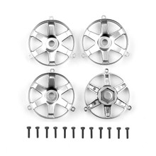 Team Associated FT Adjustable Drift Wheel Face Plate (Silver) (4)