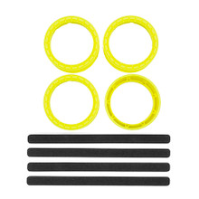 Team Associated FT Adjustable Drift Wheel Outer Rim (Fluorescent Yellow) (4)