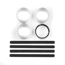 Team Associated FT Adjustable Drift Wheel Outer Rim (Silver) (4)