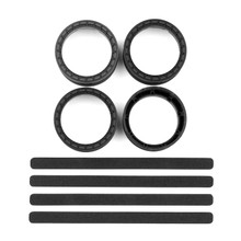 Team Associated FT Adjustable Drift Wheel Outer Rim (Black) (4)