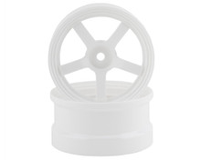 Products: Reve D DP5 Drift Wheel (White) (2) (8mm Offset) w/12mm Hex [RW-DP5W8]