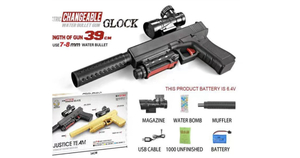 Products: Glock Electric Gel Blaster Water Bomb Toy Pistol