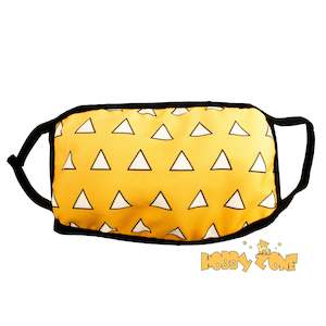 Demon Slayer Kimetsu No Yaba: Demon Slayer Yellow Zenitsu Cosplay Reusable Face Mask