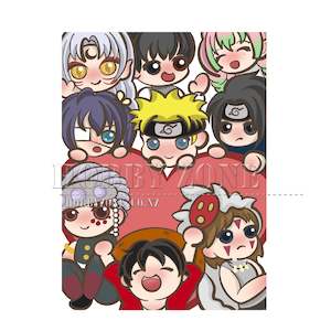 Demon Slayer Kimetsu No Yaba: Anime Chibi Characters With Love Feat. Inuyasha, Tengen, etc Vinyl Decal Sticker