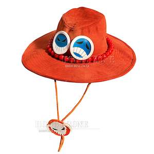 Hats: One Piece Ace Cosplay Hat