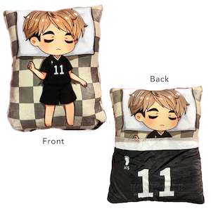 Haikyuu: Haikyuu Tsukki Rectangular Plush Velvet Cushion