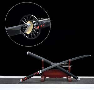 Hand Forged Demon Slayer Kimetsu no Yaiba Tanjiro Kamado Nichirin Sword