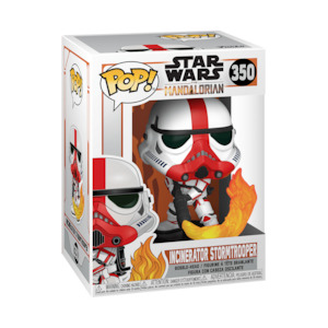 Star Wars Pop Vinyls: Star Wars: The Mandalorian - Incinerator Stormtrooper Pop! Vinyl Figure