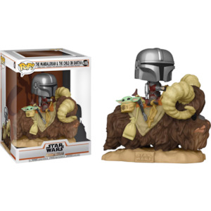 Star Wars: The Mandalorian & The Child on Bantha Deluxe Pop! Vinyl Figure