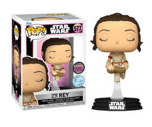 Star Wars Pop Vinyls: Star Wars - Power of the Galaxy: Rey Meditating Pop! Vinyl Figure
