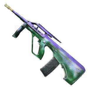 Smg: [R18+] "Mardi Gras King Cake" YYH STEYR AUG-A1 Gel Ball Blaster [ID Check Required]